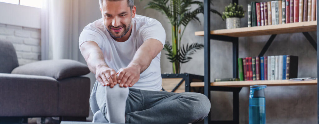 Man Doing Stretching